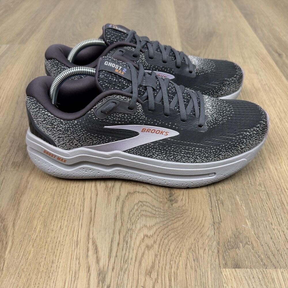 Brooks Ghost Max 2 Shoes Womens Size 11 Gray Running Cushioned 1204201B005